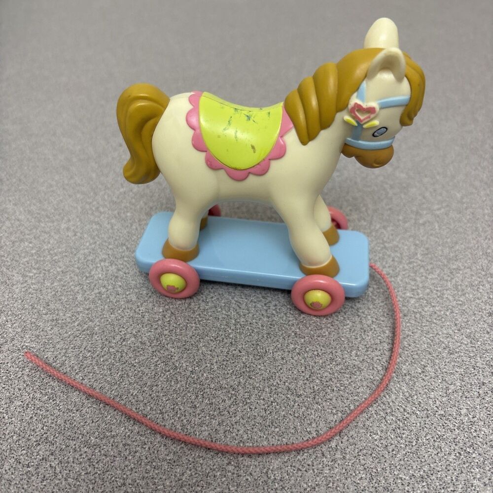 Vintage American Girl Bitty Baby Horse Pony Pull Toy